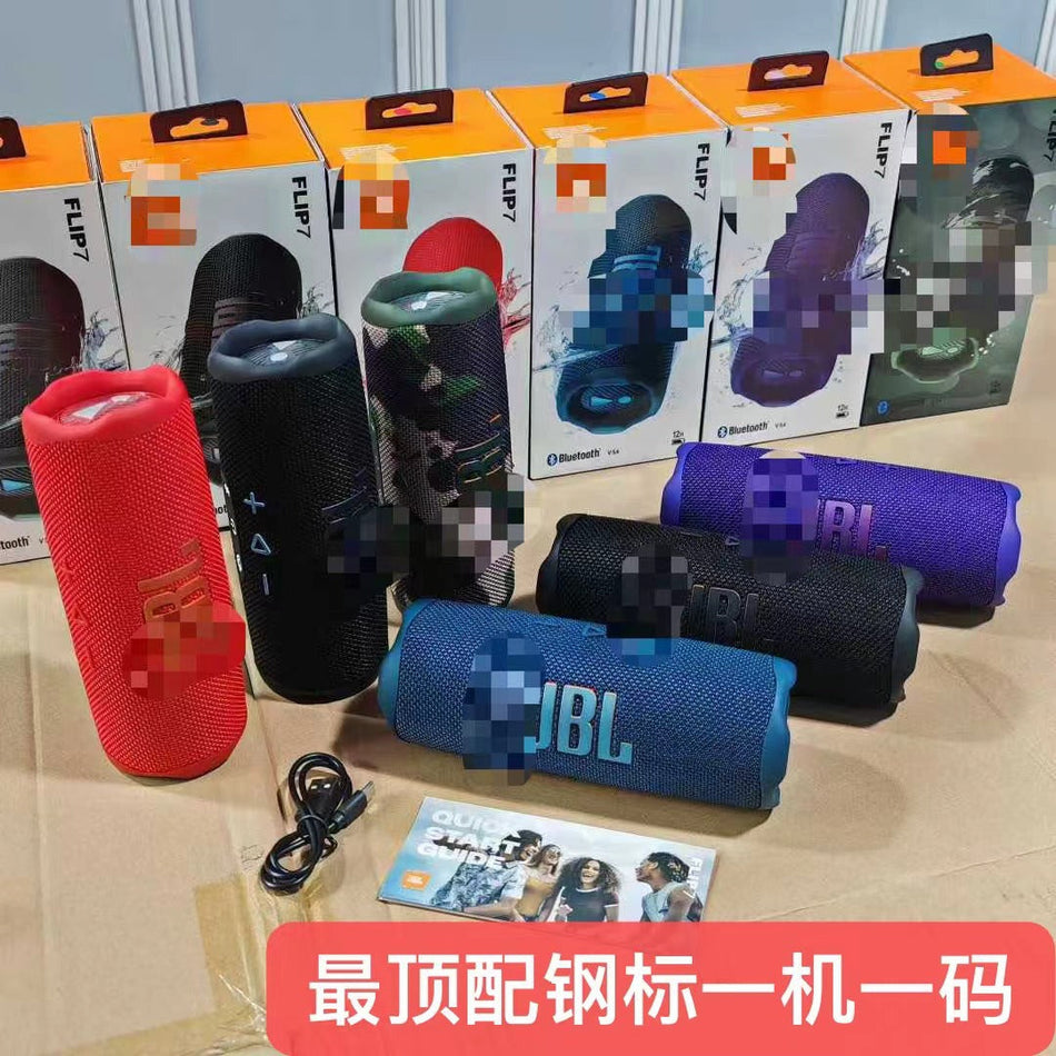 Flip7 Portable Bluetooth Speaker with HiFi Bass Sound
