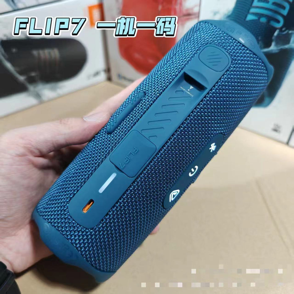 Flip7 Portable Bluetooth Speaker with HiFi Bass Sound