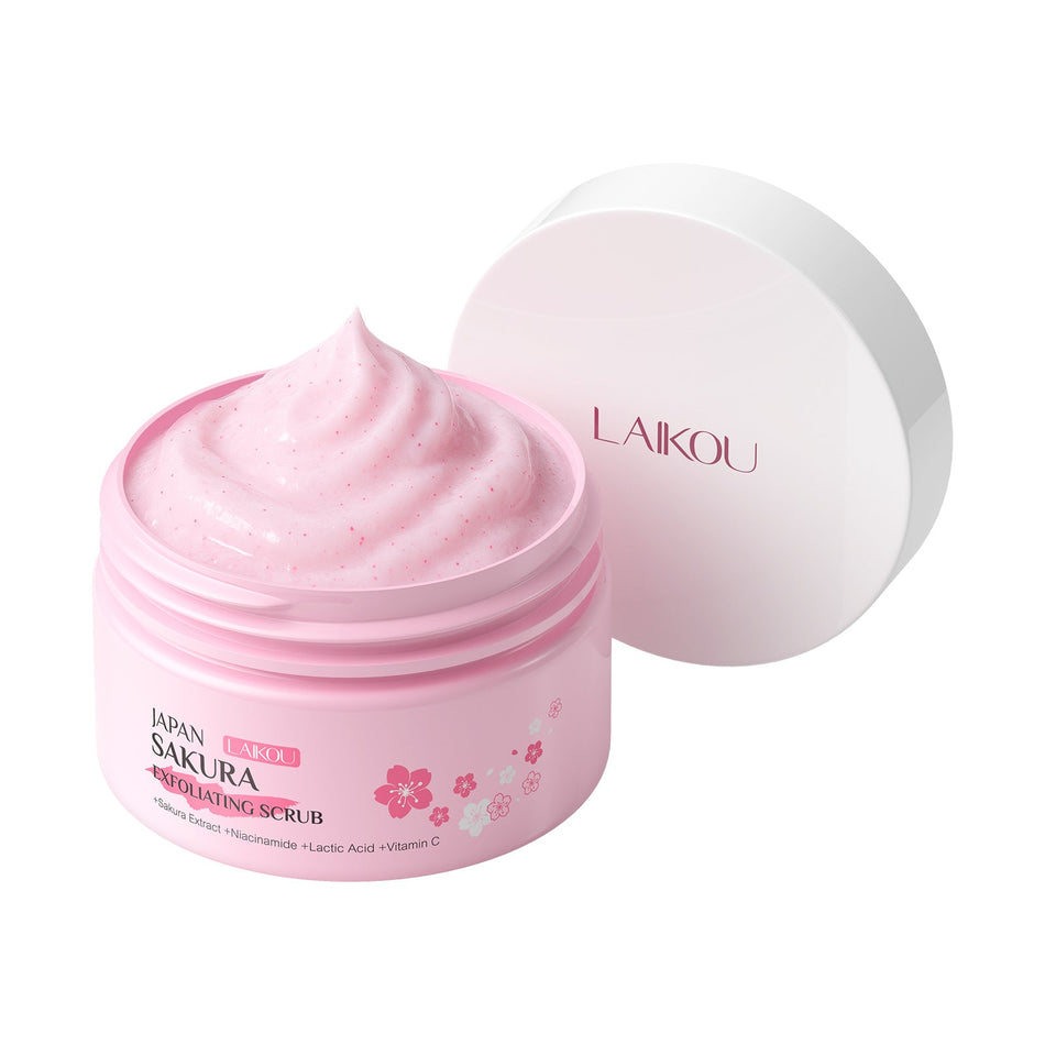 Laiko Cherry Blossom Body Scrub 100g Hydrating Exfoliating Cream