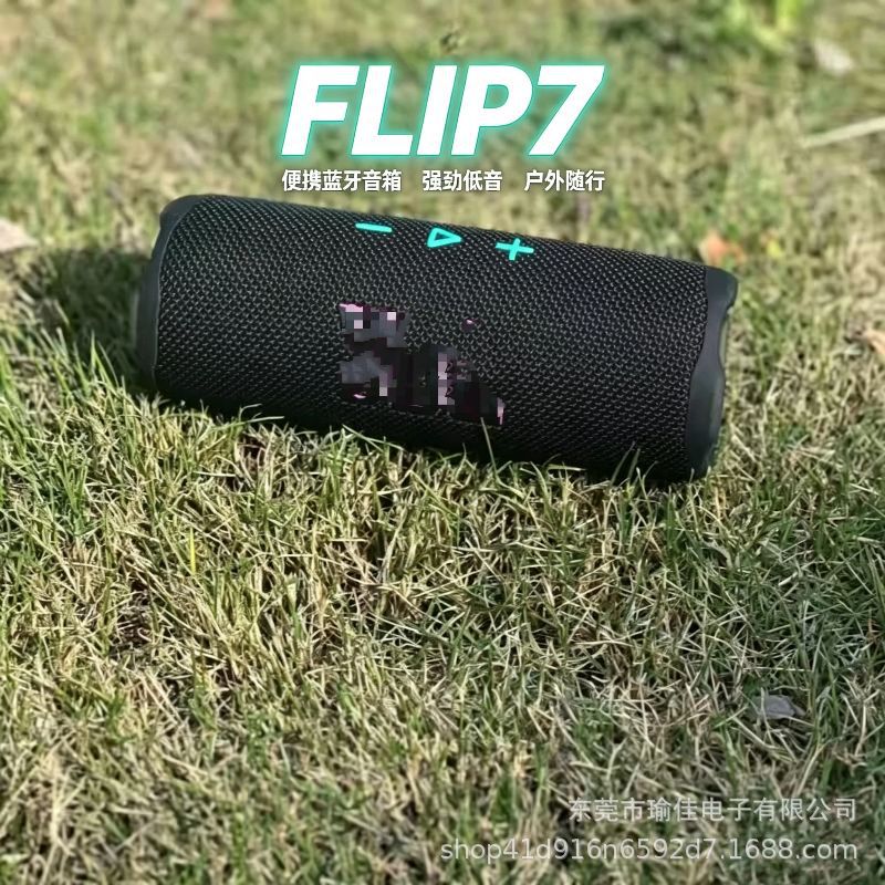 Flip 7 Portable Bluetooth Speaker with Deep Bass and IPX7