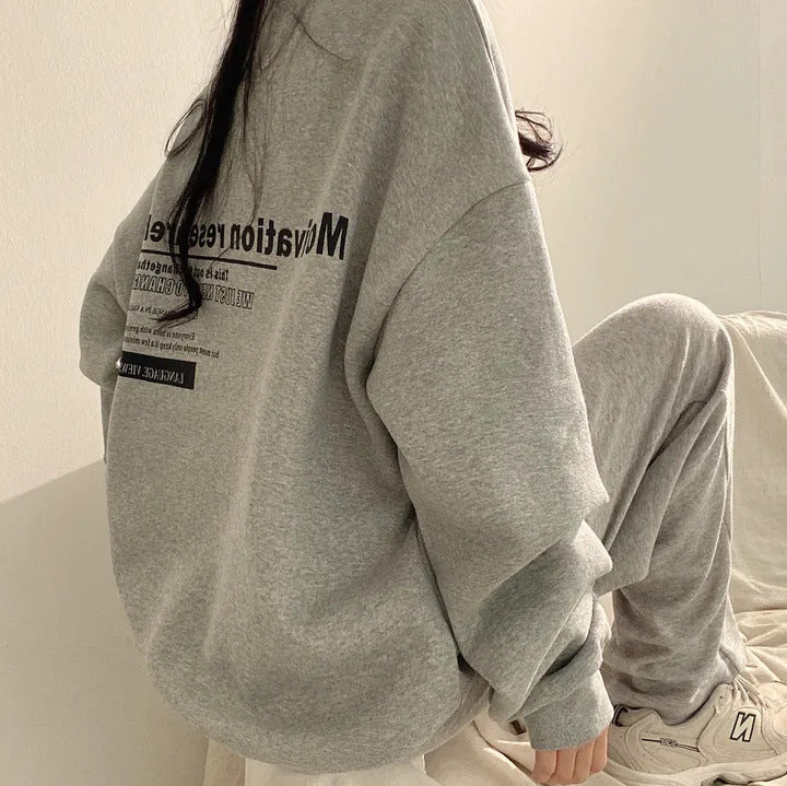 Women's Oversized Knit Sweater with Relaxed Plus-Size Fit