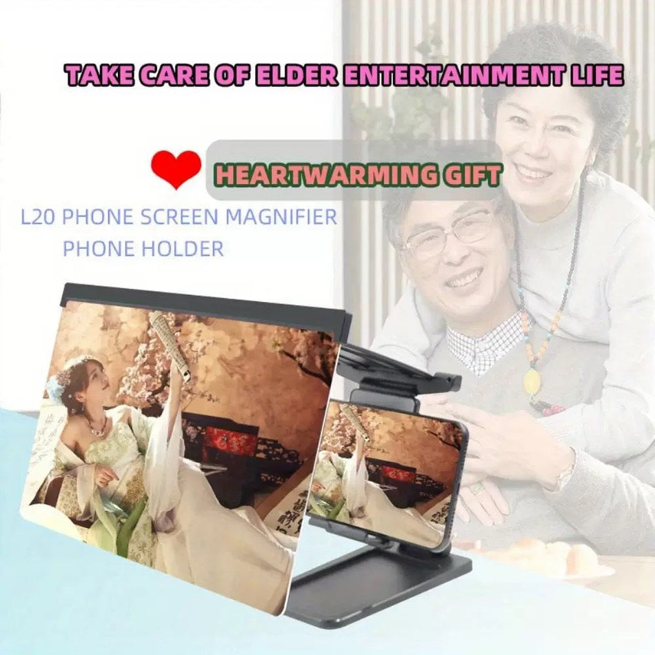 12-Inch Detachable Mobile Phone Screen Magnifier Stand