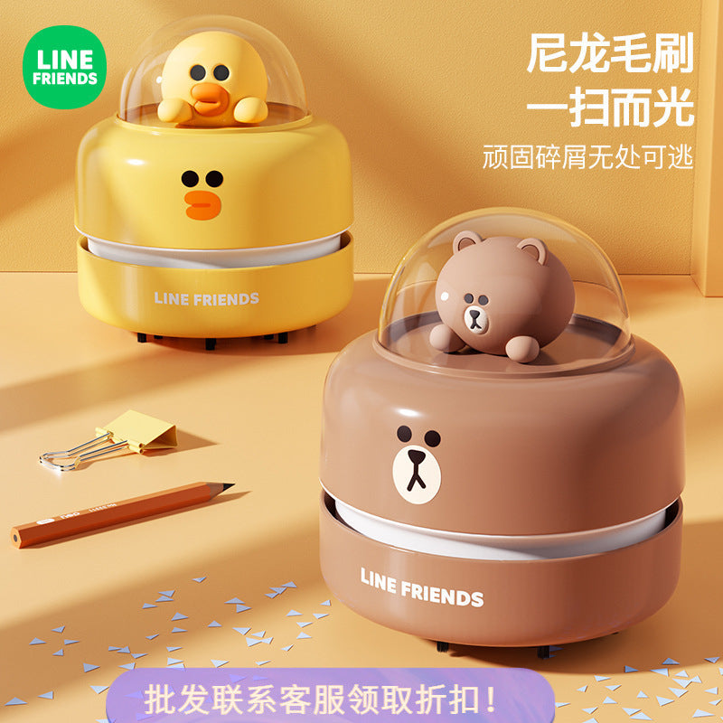Brown Bear Mini Desktop Vacuum Cleaner