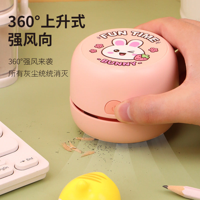 Cute Cartoon Mini Desktop Vacuum Cleaner