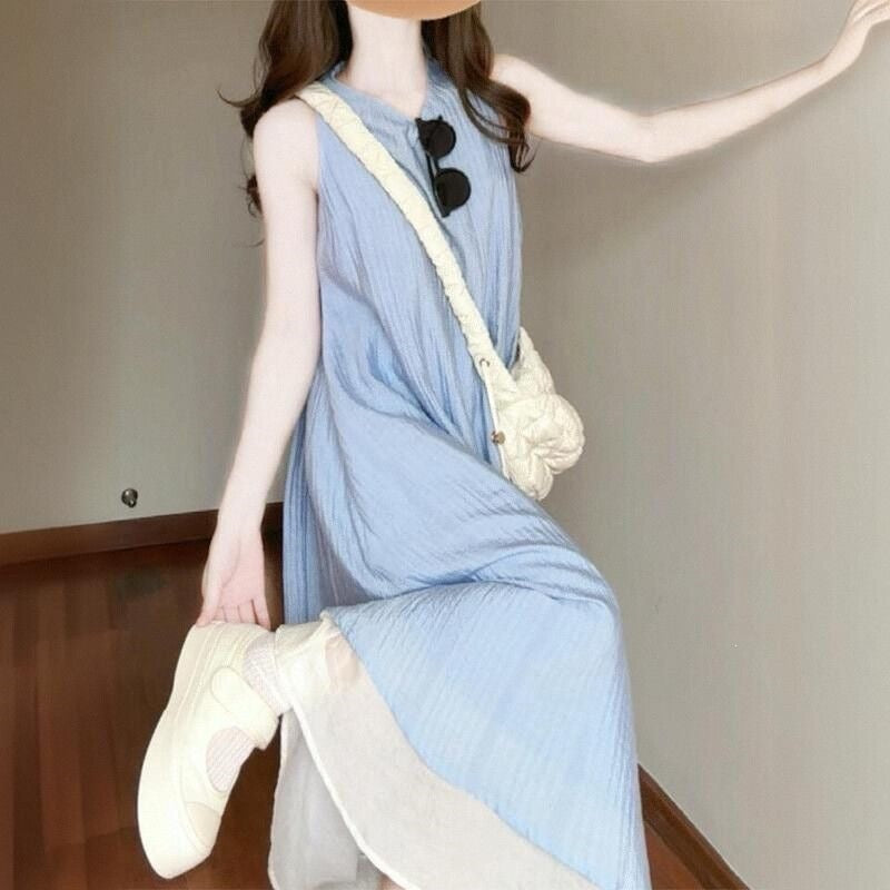 Women’s Jacquard Waist-Defined Maxi Dress, French-Inspired Style