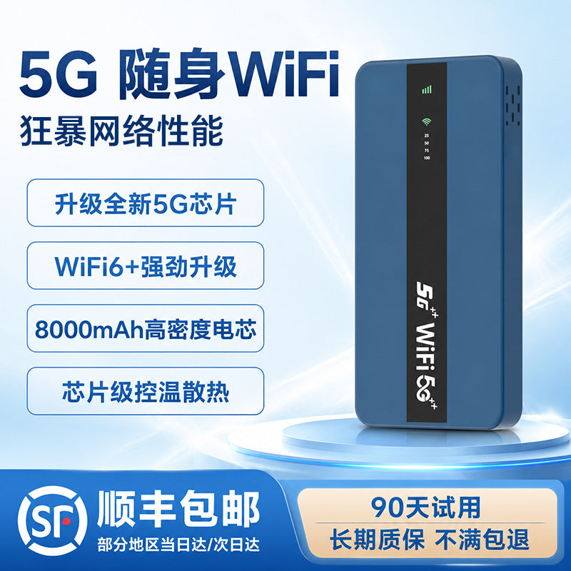 HiSilicon 5G Portable WiFi Router with 8000mAh Battery