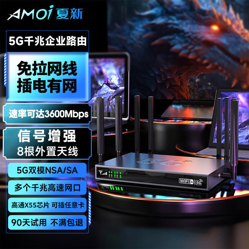 Gigabit 5G WiFi 6 Wireless Router for High-Speed Home Network