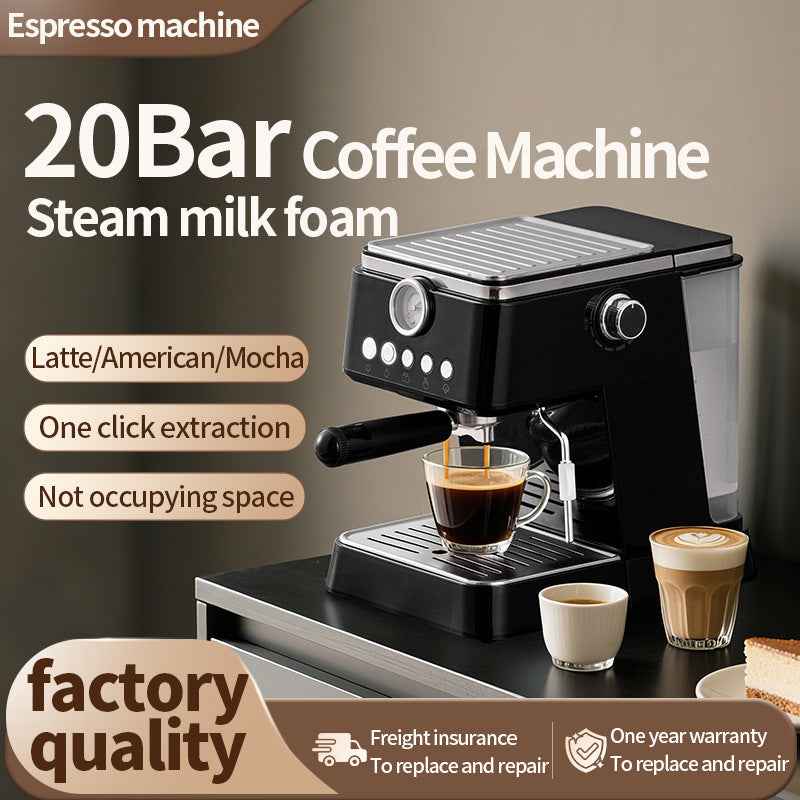 Semi-Automatic Espresso Machine with 20 Bar Pressure