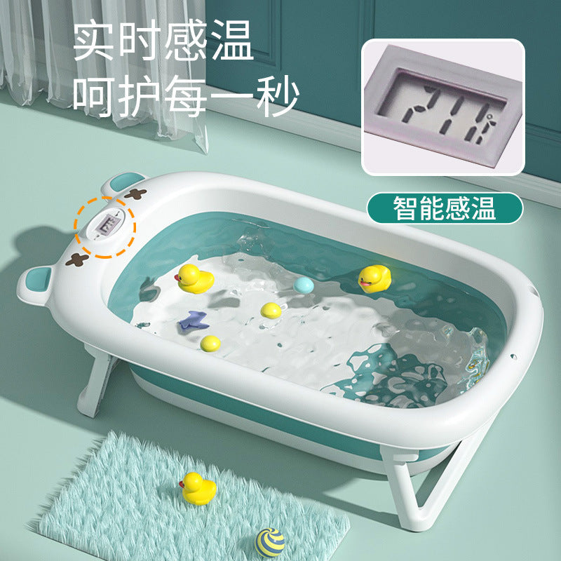 Baby Bath Tub with Smart Temperature Display