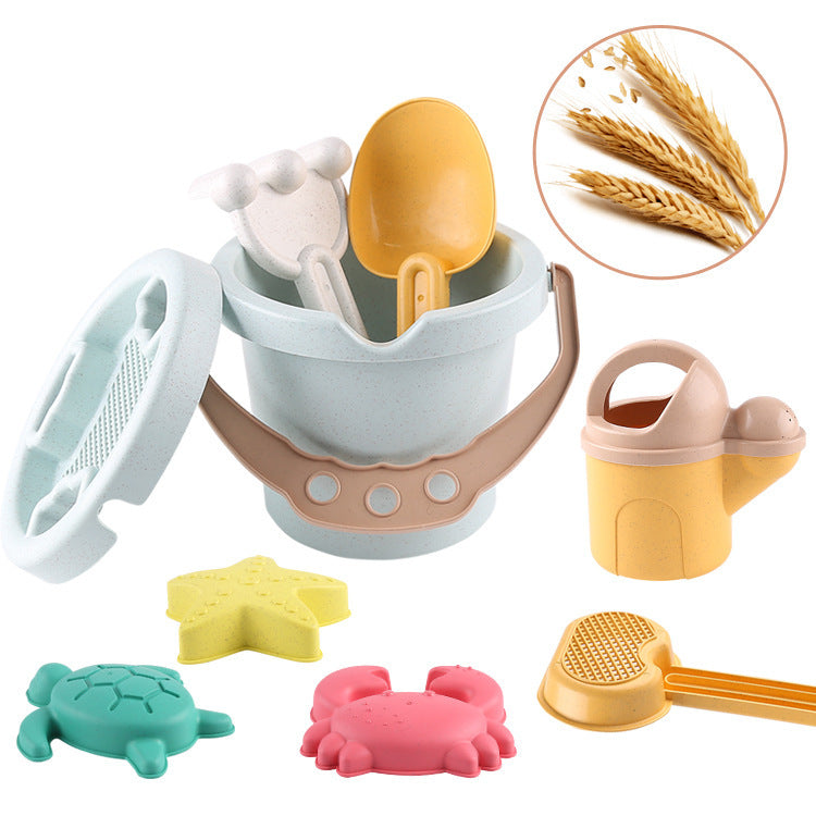 Eco-Friendly Beach Bucket & Sand Tool Set