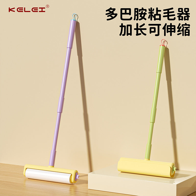 Long Handle Lint Roller for Pet Hair and Carpet Cleaning