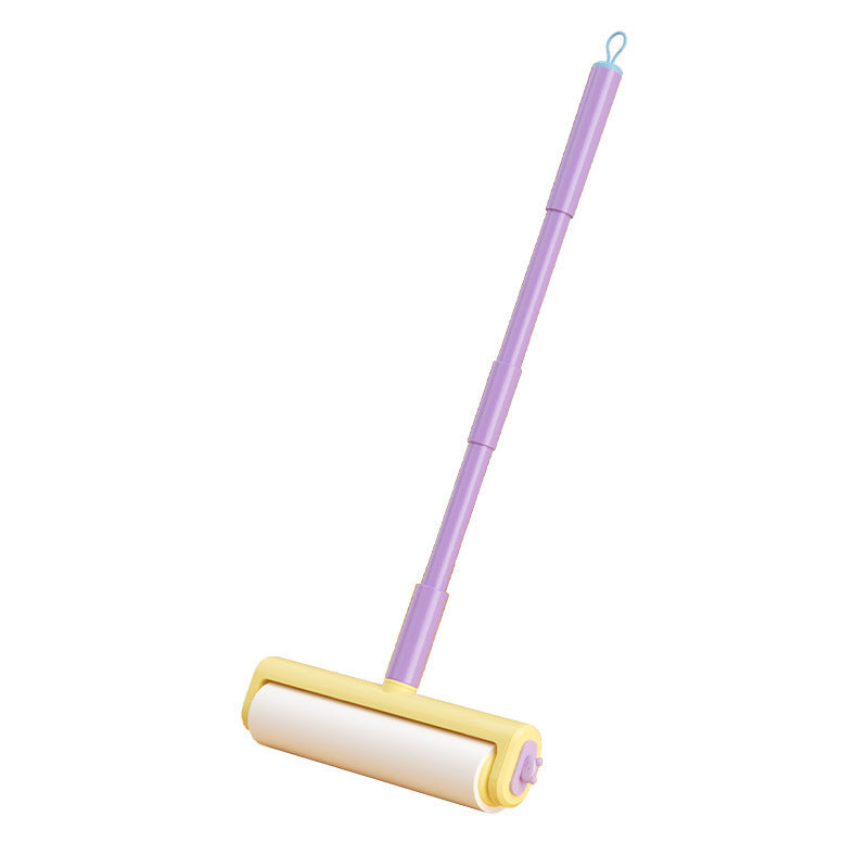 Long Handle Lint Roller for Pet Hair and Carpet Cleaning
