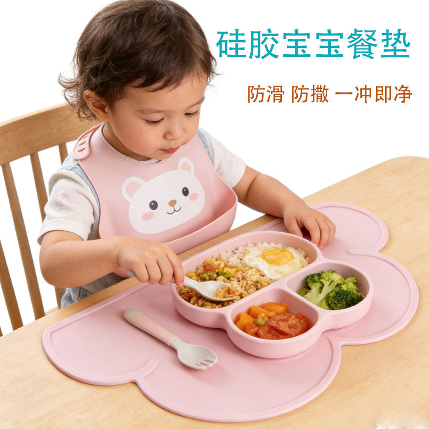 Cloud-Shaped Food-Grade Baby Placemat
