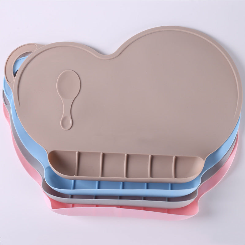 Round Food-Grade Suction Plate Placemat Mat