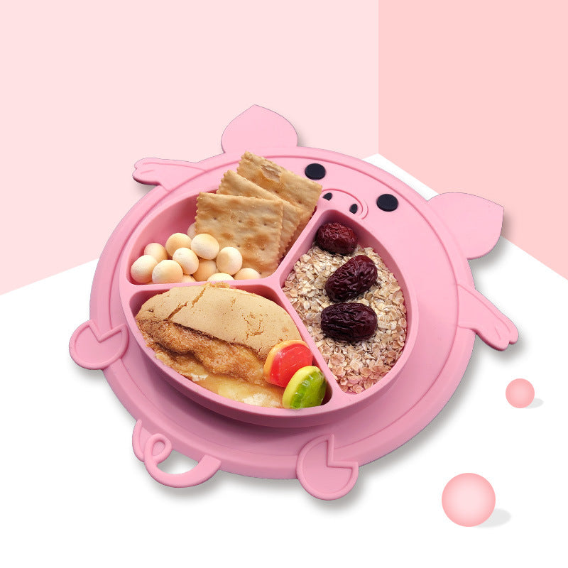 Cute Food-Grade Silicone Suction Plate