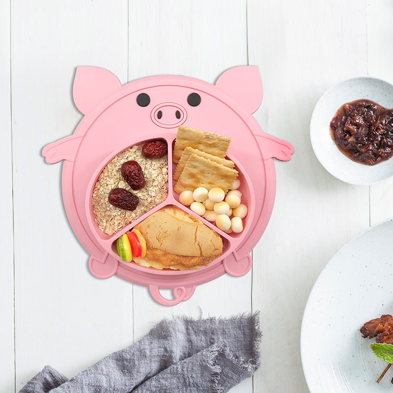 Cute Food-Grade Silicone Suction Plate