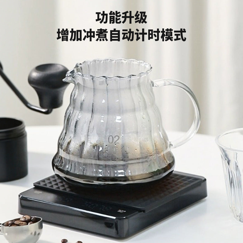Precision Electronic Flat Coffee Scale