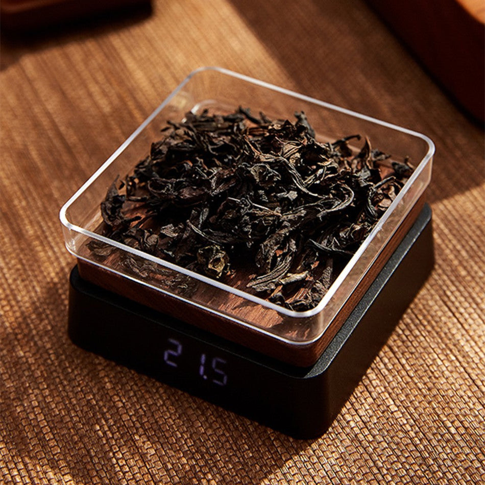 Precision Wooden Electronic Tea & Coffee Scale