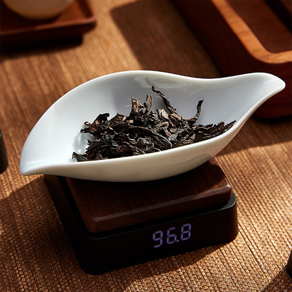 Precision Wooden Electronic Tea & Coffee Scale