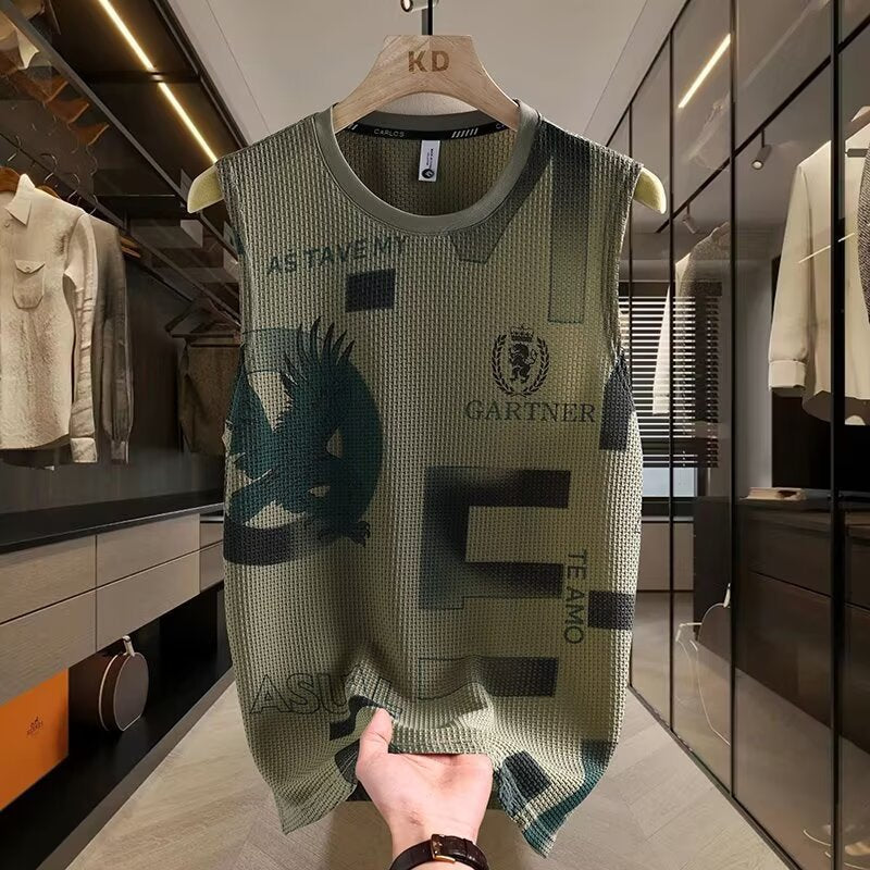Men's Ice Silk Short Sleeve T-Shirt Quick Dry Casual Top
