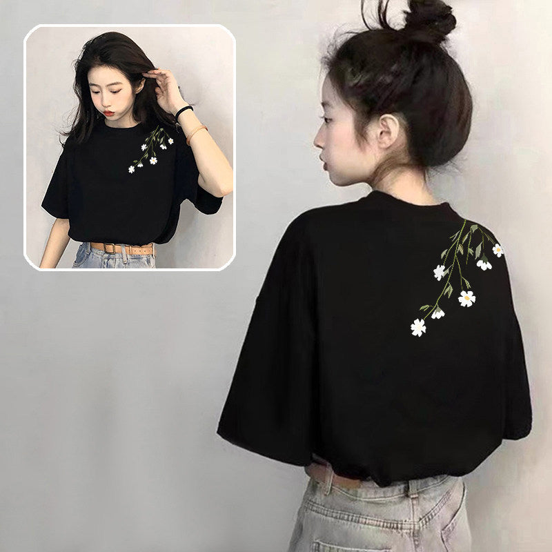 Premium Cotton Graphic T-Shirt with Relaxed Everyday Fit
