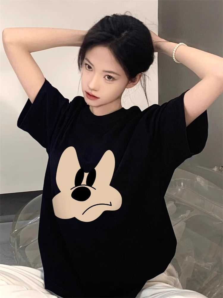 Heavy Cotton Graphic T-Shirt with Relaxed Retro Fit