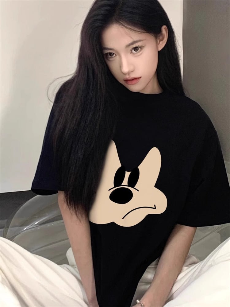 Heavy Cotton Graphic T-Shirt with Relaxed Retro Fit