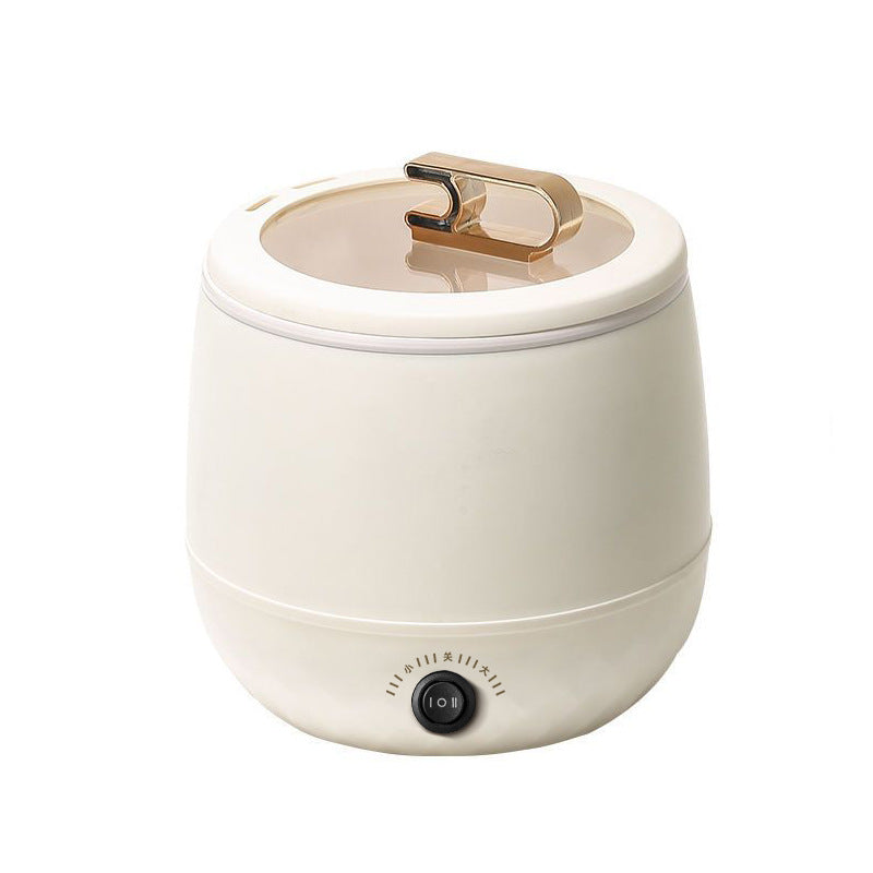 Black Crystal Mini Rice Cooker with Insulation, 1.8L