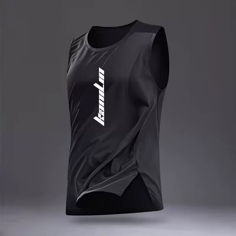 Men's Ice Silk Running Vest Quick Dry