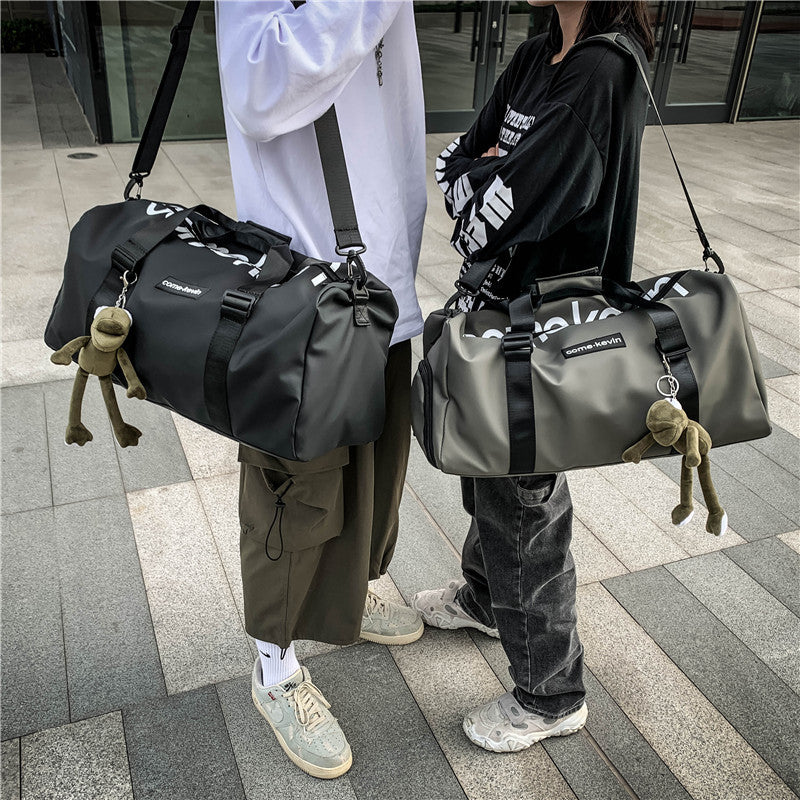Large Capacity Sports Travel Bag with Shoe Compartment