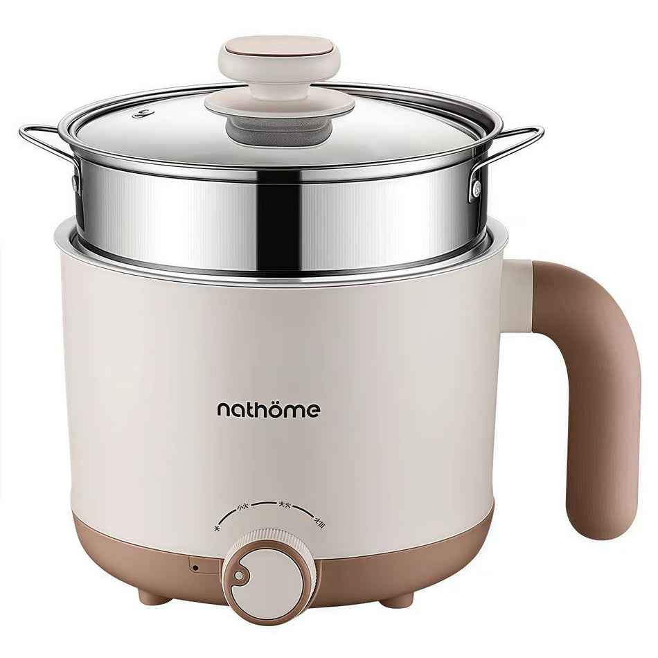 Nathome Ceramic Electric Cooking Pot, 3-Level Firepower