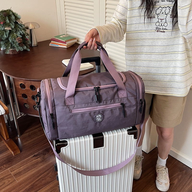 Large Capacity Wet Dry Separation Sports Travel Bag