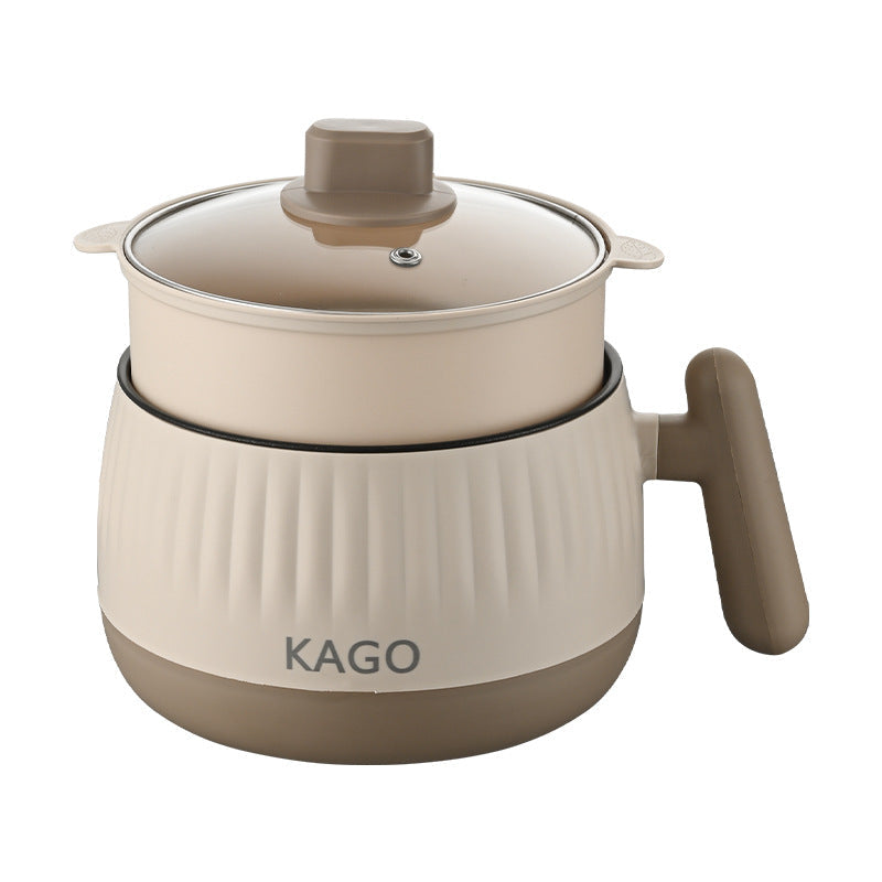 Compact Black Ceramic Electric Cooking Pot, 1.8L