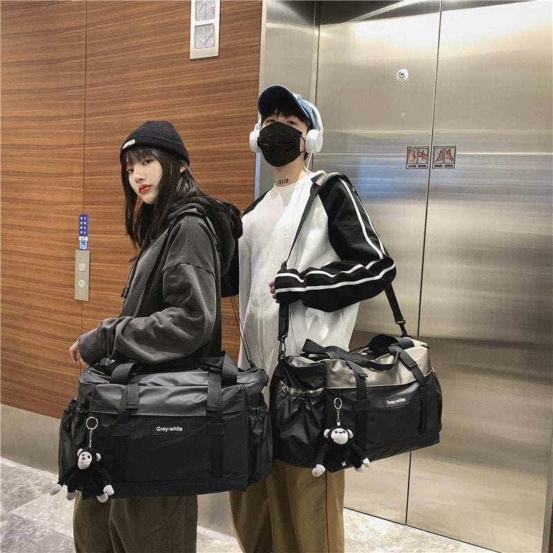 Unisex Large Capacity Sports Travel Bag, Shoulder Carryall