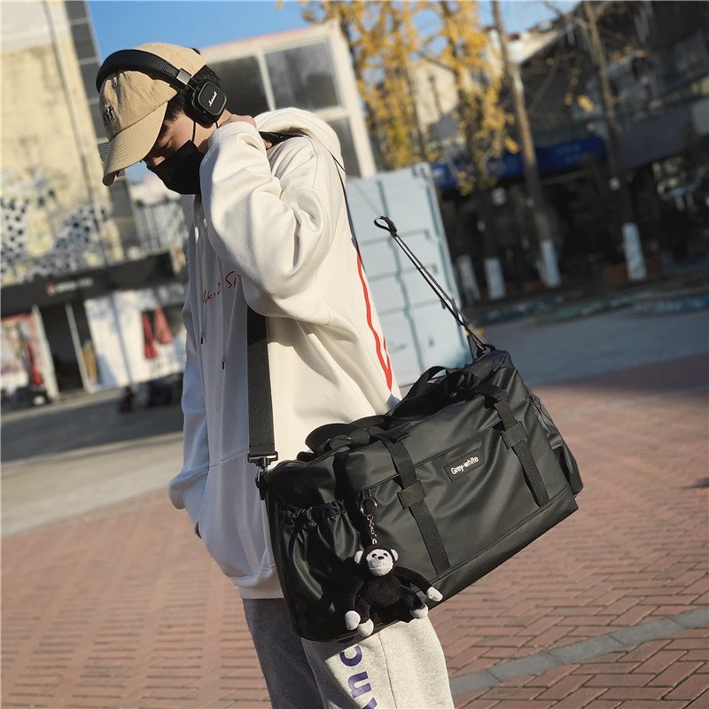 Unisex Large Capacity Sports Travel Bag, Shoulder Carryall