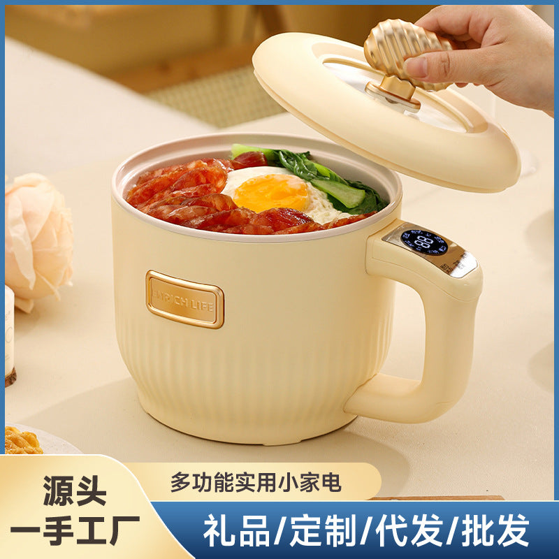 Double-Layer Ceramic Electric Cooking Pot, Manual or Smart