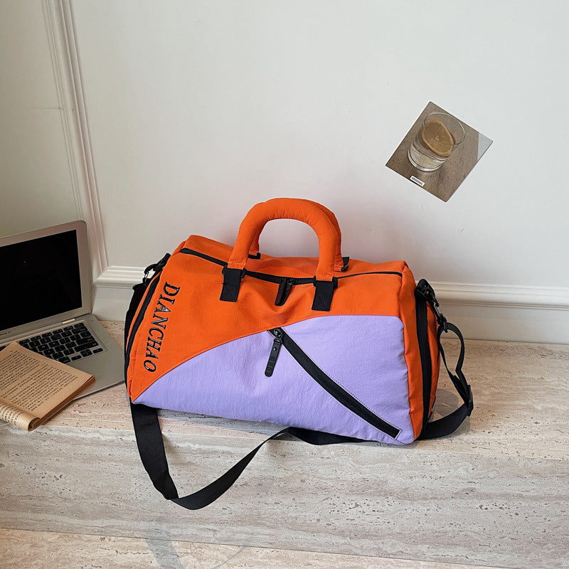 Unisex Large Capacity Sports Travel Bag with Wet Dry Separation