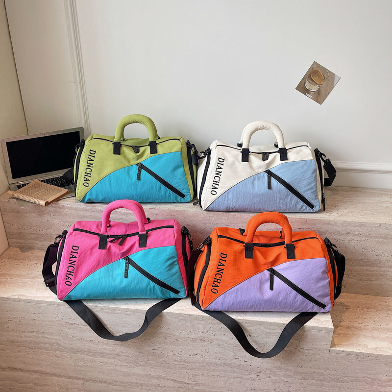 Unisex Large Capacity Sports Travel Bag with Wet Dry Separation
