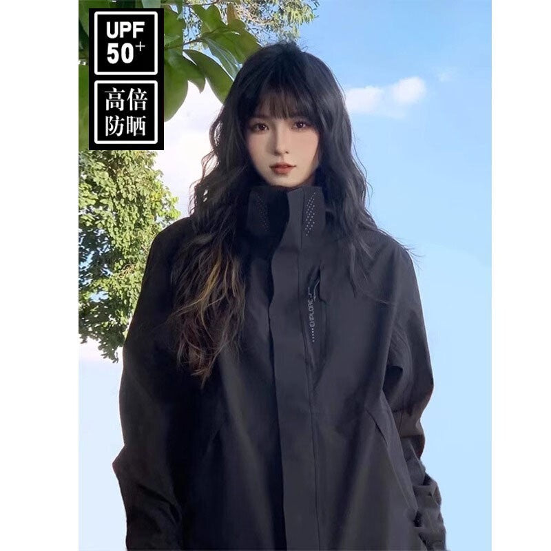 Unisex Hooded Waterproof Windproof Outdoor Jacket