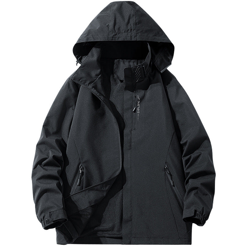 Unisex Hooded Waterproof Windproof Outdoor Jacket
