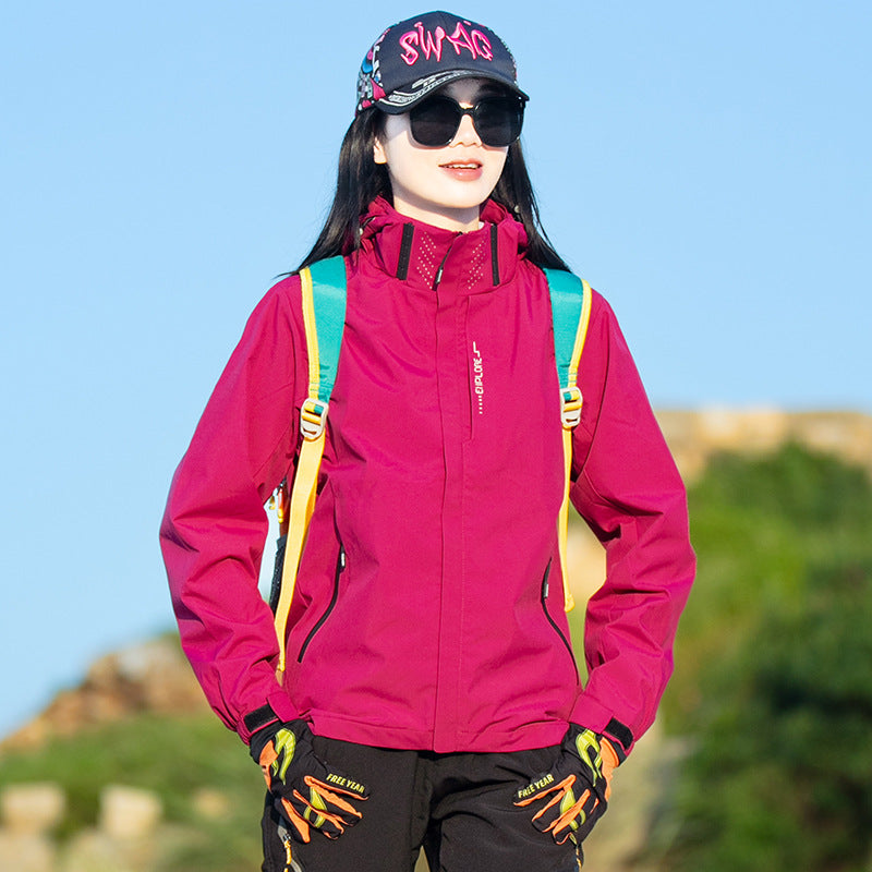 Unisex Hooded Windproof Outdoor Casual Travel Jacket