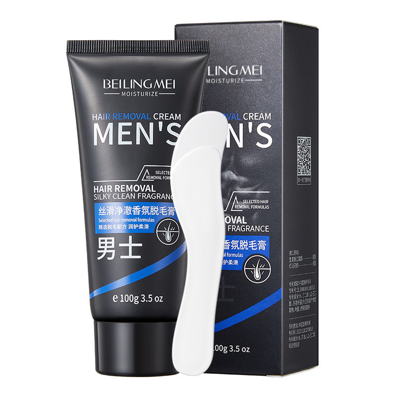 Men's Silky Fragrance Facial Hair Removal Cream, 100g