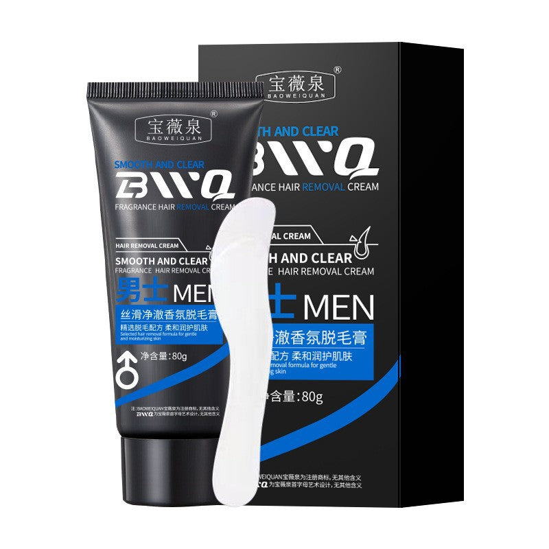 Baoweiquan Men's Moisturizing Hair Removal Cream, 80ml