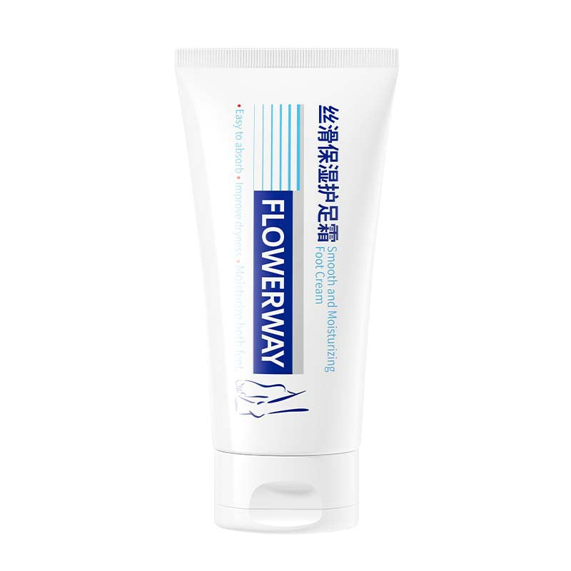 Flowerway Silky Moisturizing Foot Cream, 80g Niacinamide
