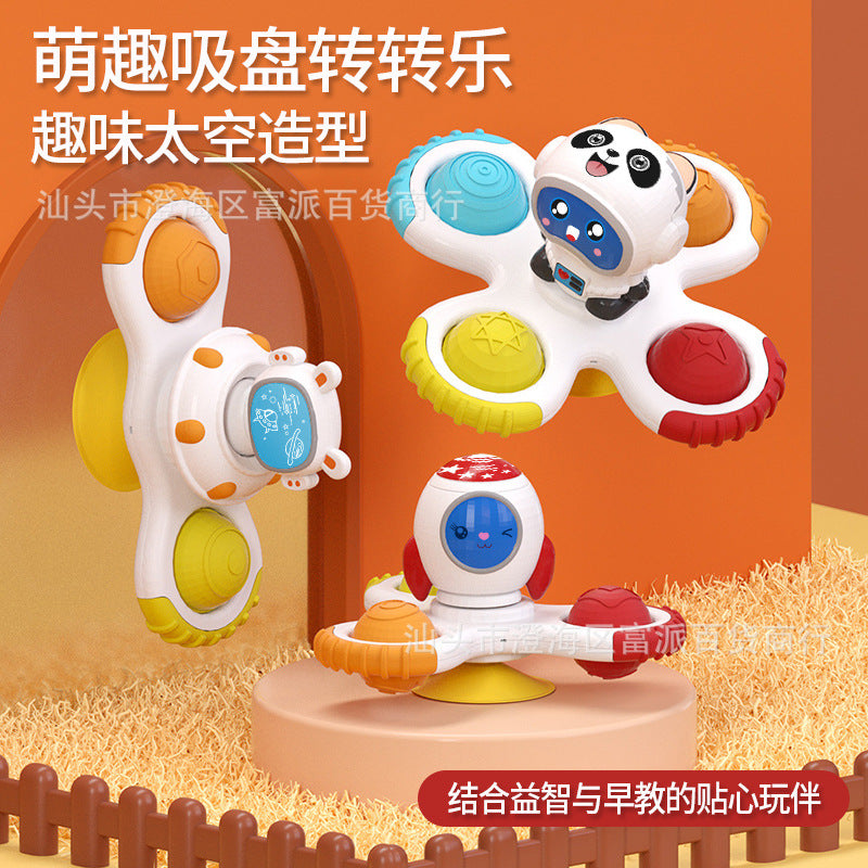 Animal and Space Theme Suction Cup Spinner Toy