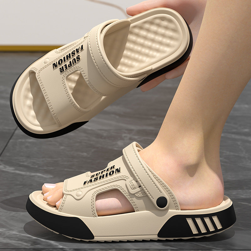 Men's EVA Thick Sole Summer Driving Sandals with Non-Slip Sole