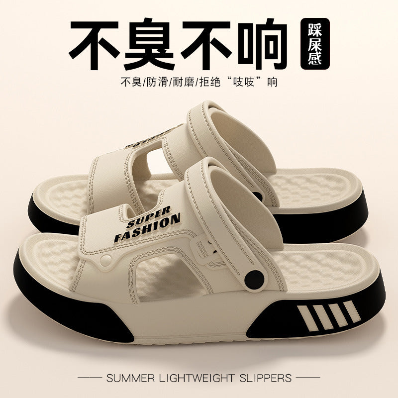 Men's EVA Thick Sole Summer Driving Sandals with Non-Slip Sole