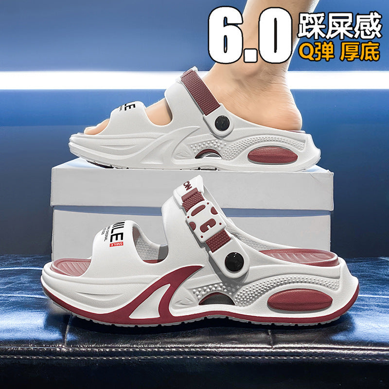 Men's Water-Resistant Sports Sandals with Thick Non-Slip Sole