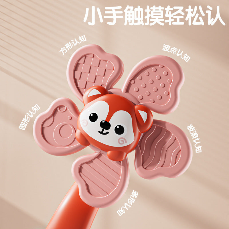 Children's Monkey Theme Suction Cup Rotating Toy