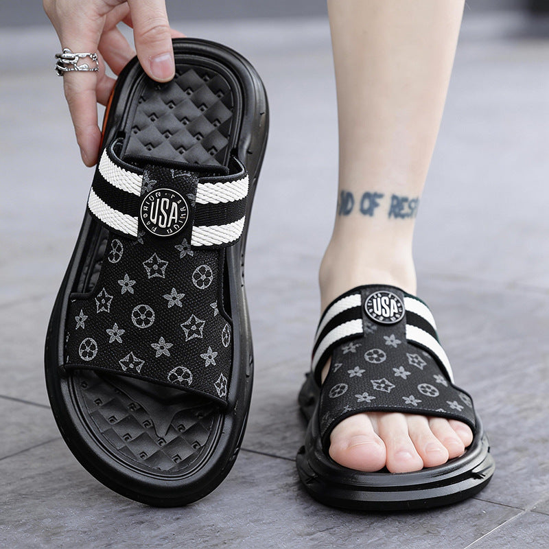 Men's Summer Non-Slip Wear-Resistant Indoor Outdoor Sandals